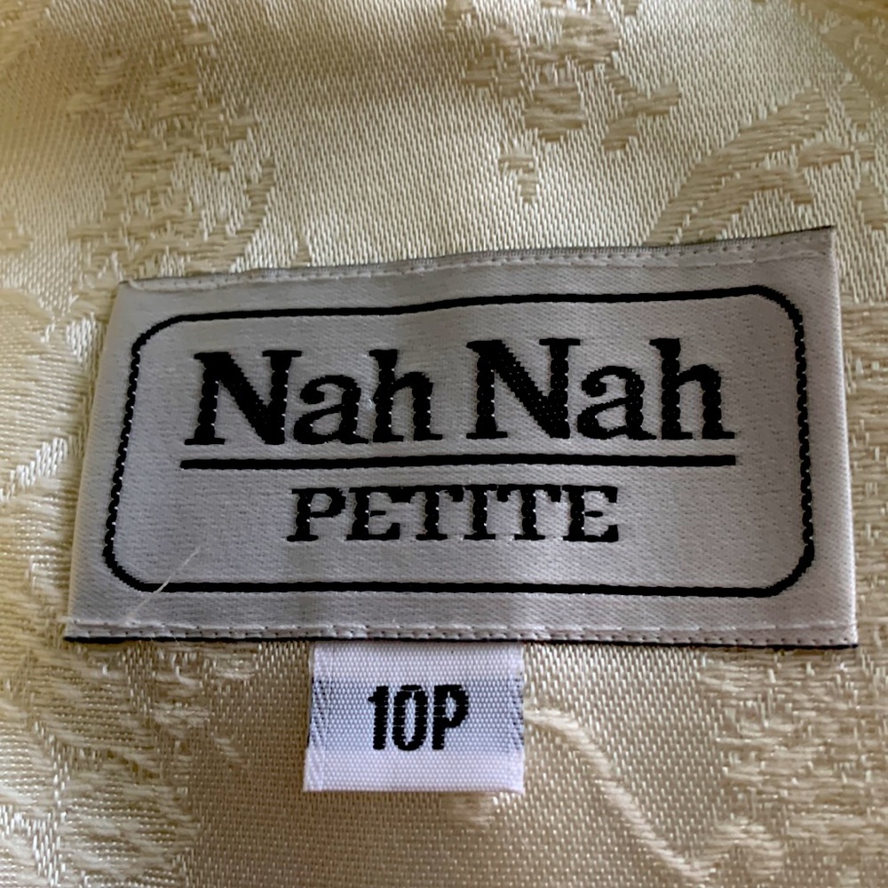 VINTAGE 80’S WEDDING SKIRT AND JACKET. NEVER WORN NEW WITH TAGS. SIZE 10 PETITE. - Picture 8 of 8